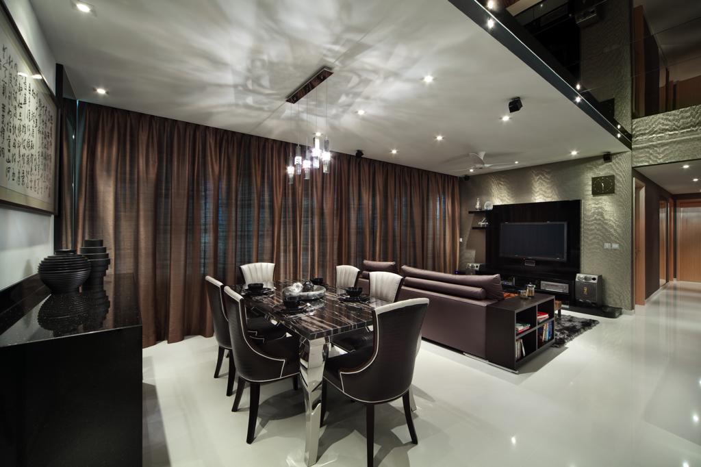 Kovan Residence living room interior design - Vegas Interior Design