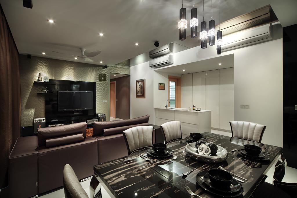 Kovan Residence living room layout - Vegas Interior Design